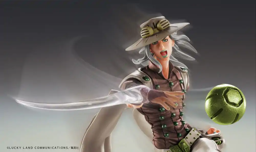 JoJo's Bizarre Adventure Part7 Steel Ball Run Super Action Action Figure Chozokado Gyro Zeppeli Third 16 cm product photo