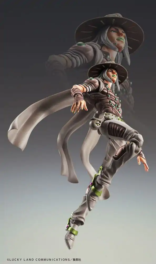 JoJo's Bizarre Adventure Part7 Steel Ball Run Super Action Action Figure Chozokado Gyro Zeppeli Third 16 cm product photo