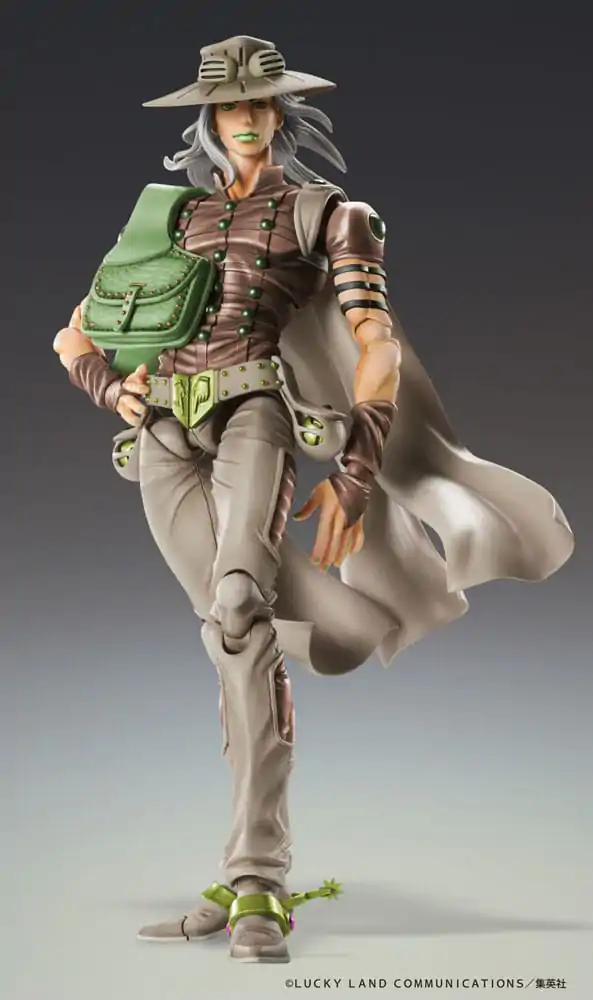 JoJo's Bizarre Adventure Part7 Steel Ball Run Super Action Action Figure Chozokado Gyro Zeppeli Third 16 cm product photo