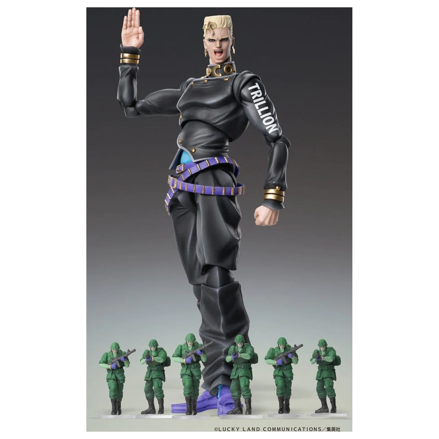 JoJo's Bizarre Adventure: Diamond Is Unbreakable Action Figure Chozokado Keicho Nijimura & Bad Company 17 cm product photo