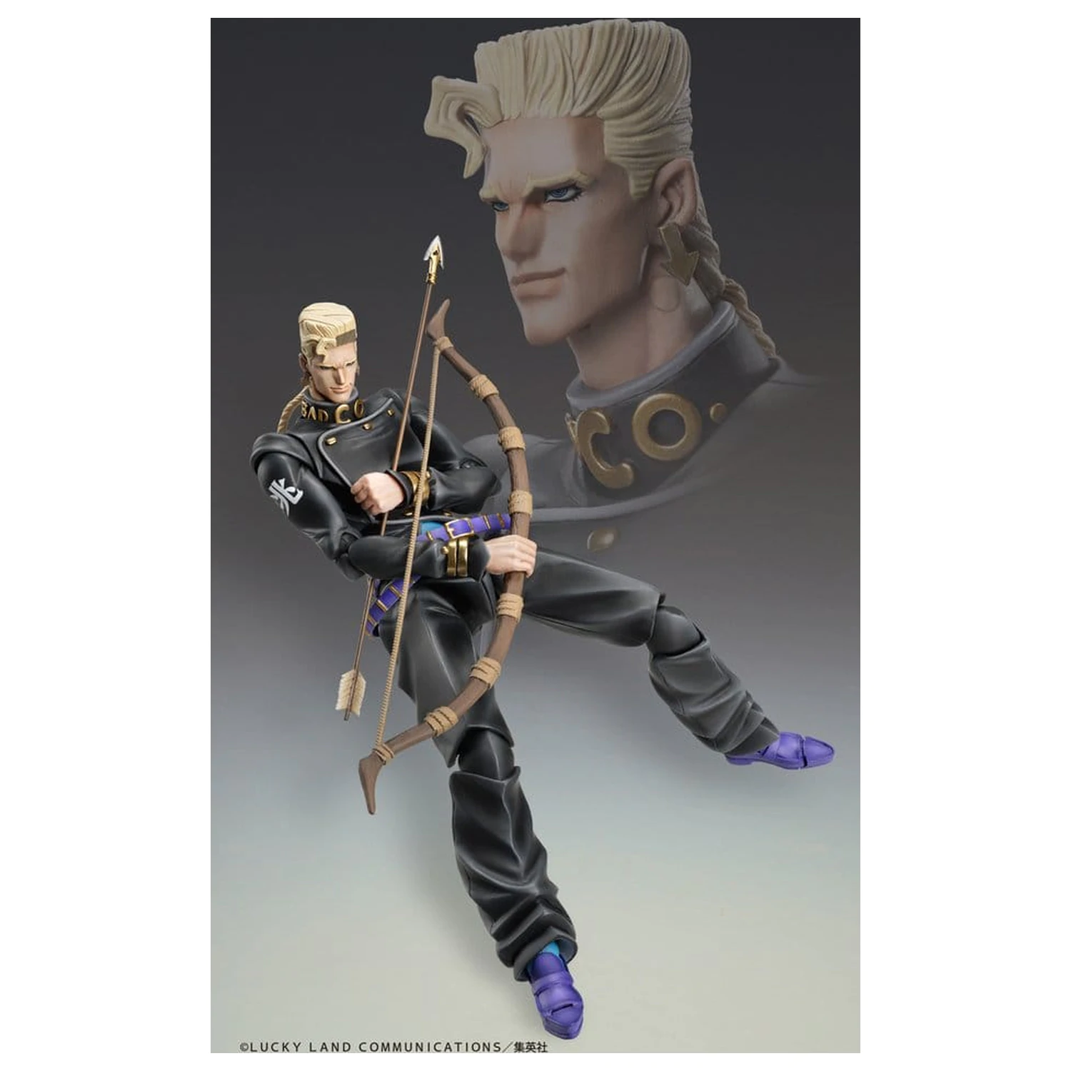 JoJo's Bizarre Adventure: Diamond Is Unbreakable Action Figure Chozokado Keicho Nijimura & Bad Company 17 cm product photo
