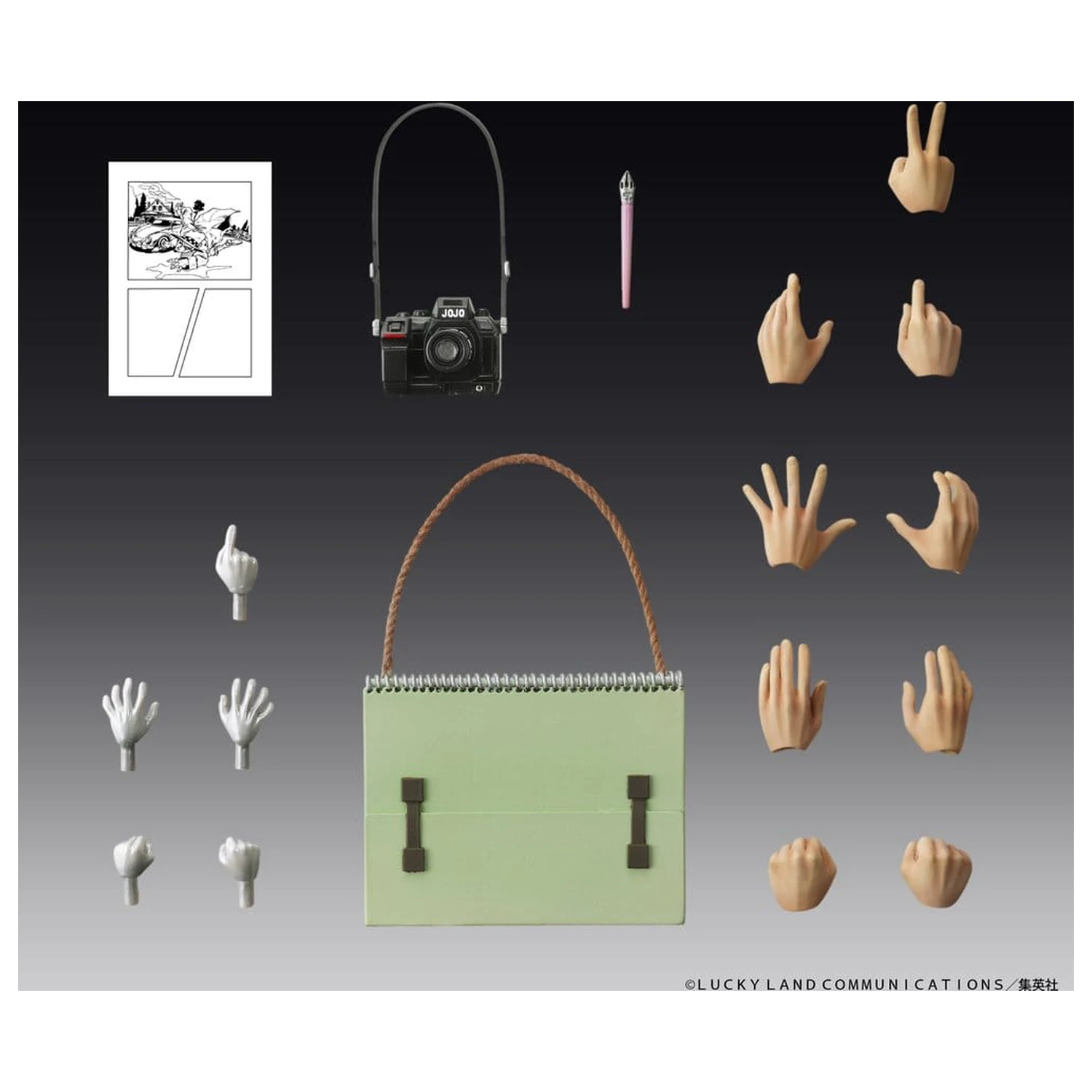 JoJo's Bizarre Adventure: Diamond Is Unbreakable Action Figure Chozokado Rohan Kishibe & Heaven's Door (Rerelease) 15 cm product photo