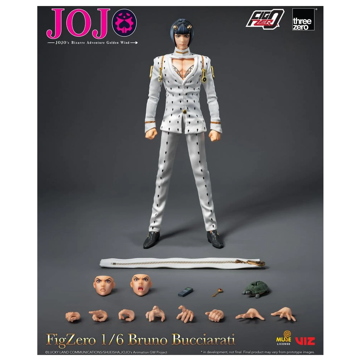 Jojo's Bizarre Adventure: Golden Wind FigZero Action Figure 1/6 Bruno Bucciarati 31 cm product photo