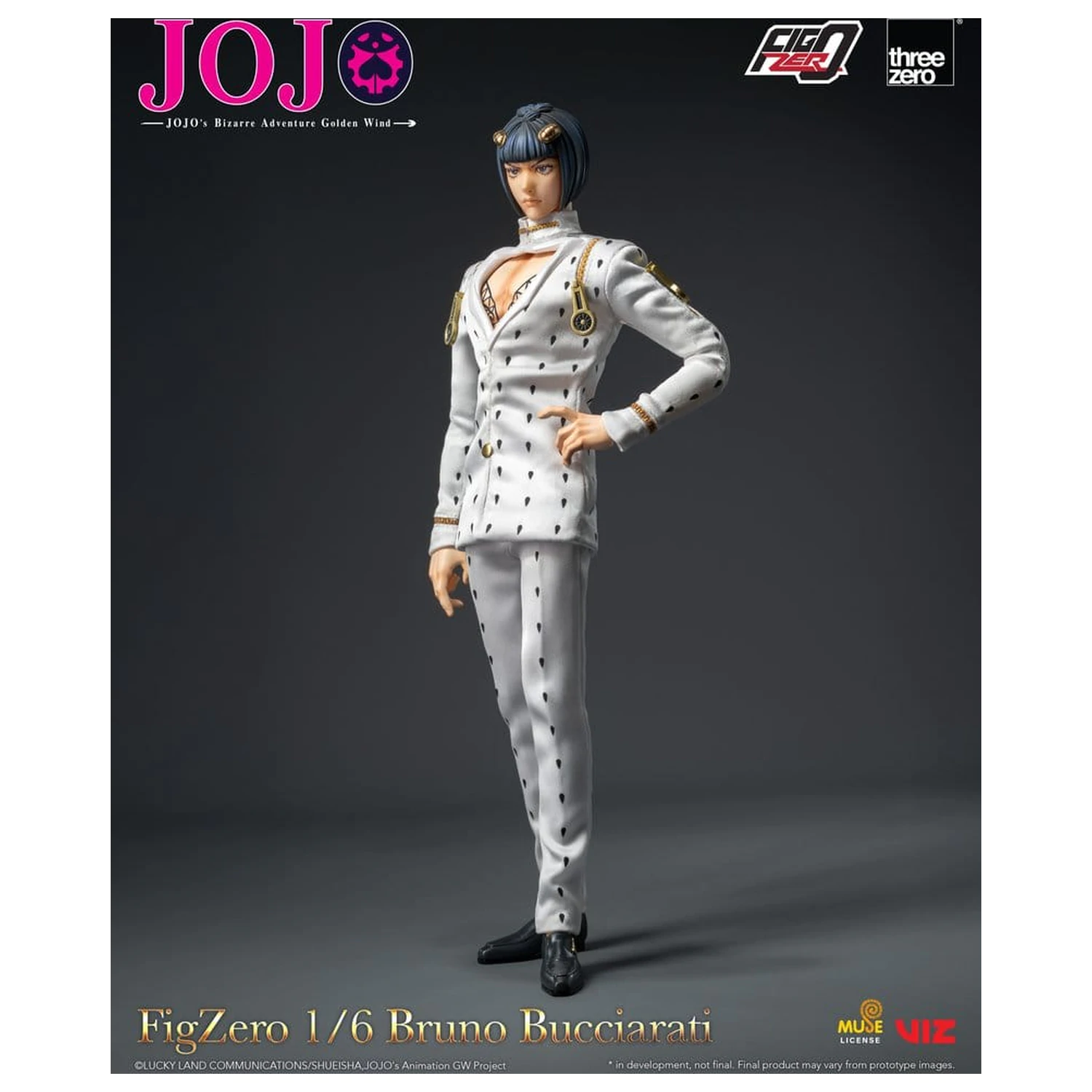 Jojo's Bizarre Adventure: Golden Wind FigZero Action Figure 1/6 Bruno Bucciarati 31 cm product photo