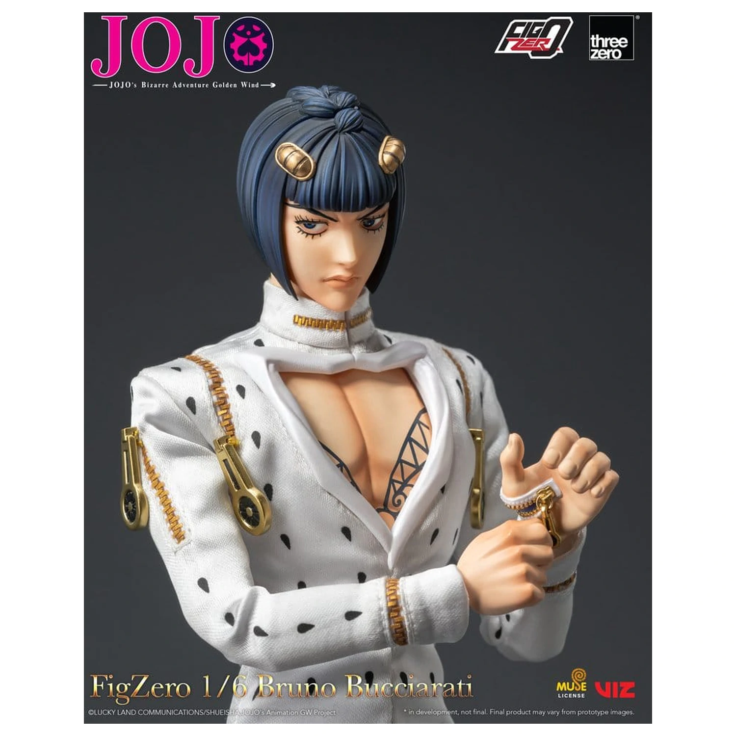 Jojo's Bizarre Adventure: Golden Wind FigZero Action Figure 1/6 Bruno Bucciarati 31 cm product photo