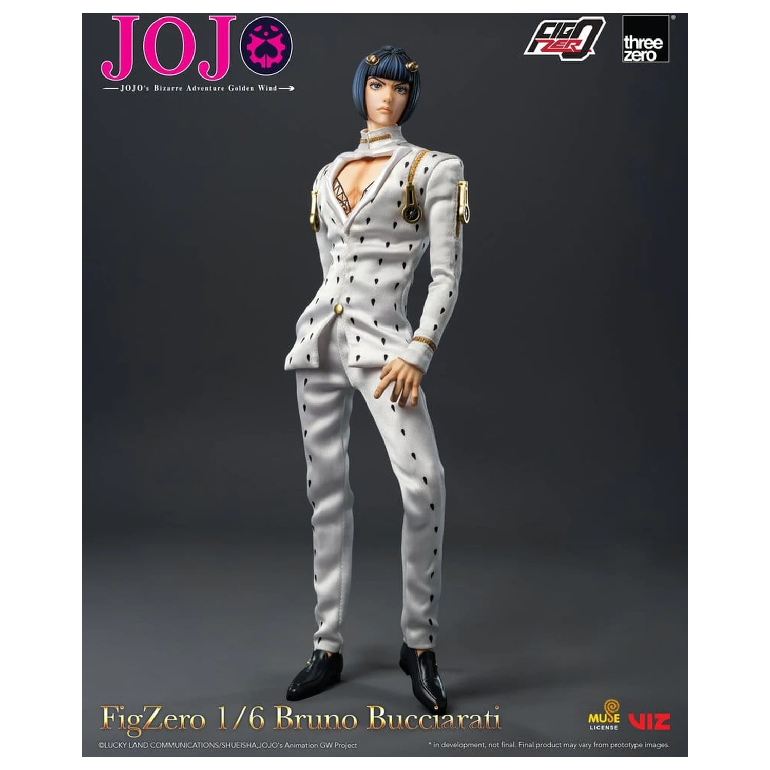 Jojo's Bizarre Adventure: Golden Wind FigZero Action Figure 1/6 Bruno Bucciarati 31 cm product photo