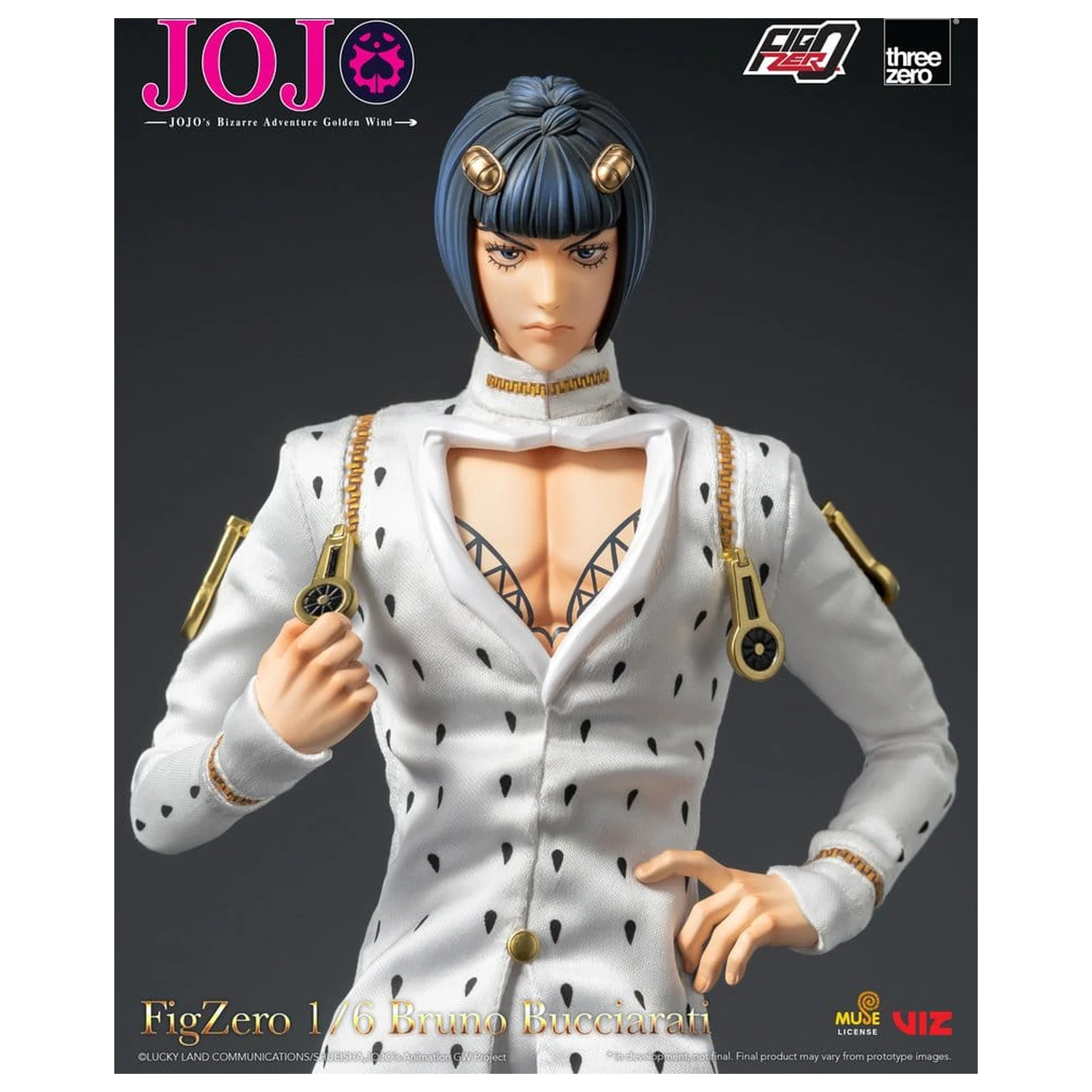 Jojo's Bizarre Adventure: Golden Wind FigZero Action Figure 1/6 Bruno Bucciarati 31 cm product photo