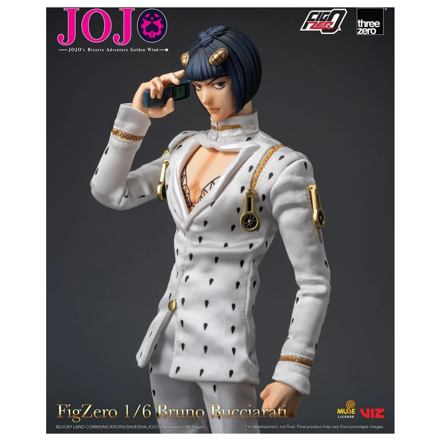 Jojo's Bizarre Adventure: Golden Wind FigZero Action Figure 1/6 Bruno Bucciarati 31 cm product photo