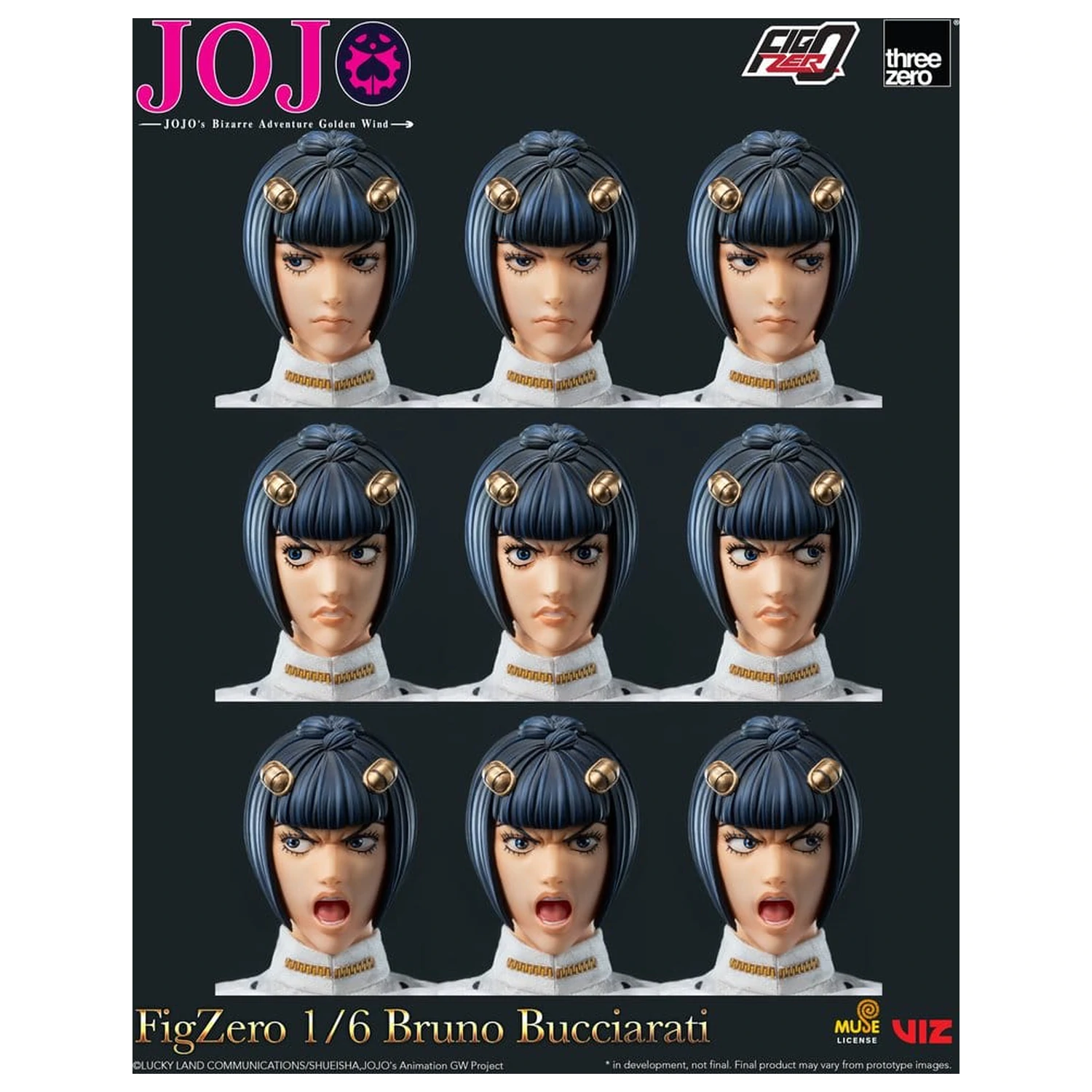 Jojo's Bizarre Adventure: Golden Wind FigZero Action Figure 1/6 Bruno Bucciarati 31 cm product photo