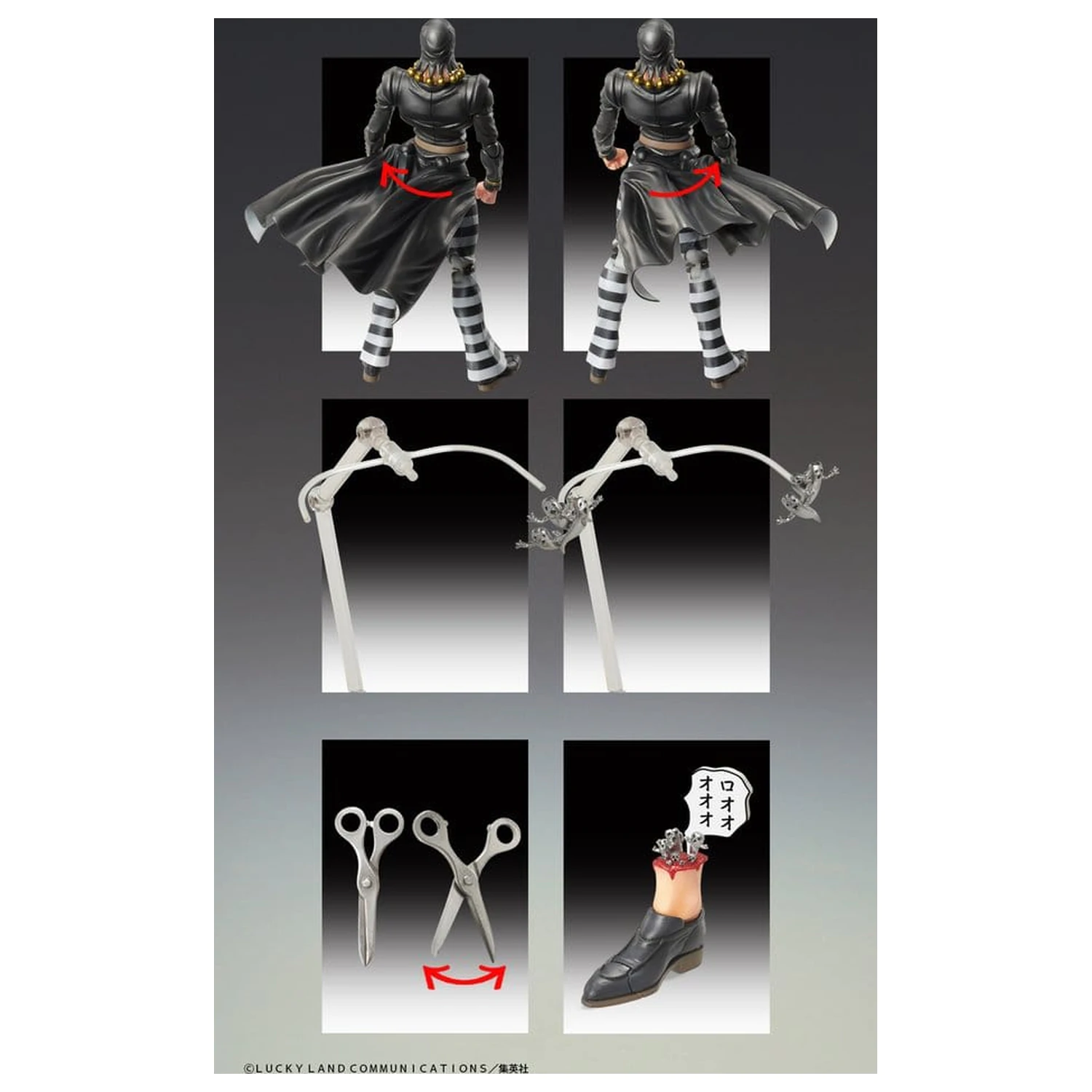 JoJo's Bizarre Adventure: Golden Wind Action Figure Risotto Nero 16 cm product photo