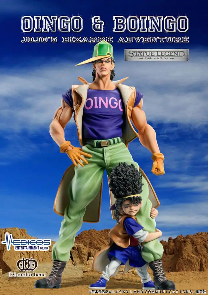 JoJo's Bizarre Adventure PVC Statue Legend Oingo & Boingo 19 cm product photo