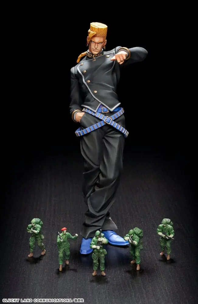 JoJo's Bizarre Adventure Part 4: Diamond is unbreakable Action Figure Statue Legend (Keicho Nijimura &amp; BAD COMPANY) (re-run) 15 cm product photo