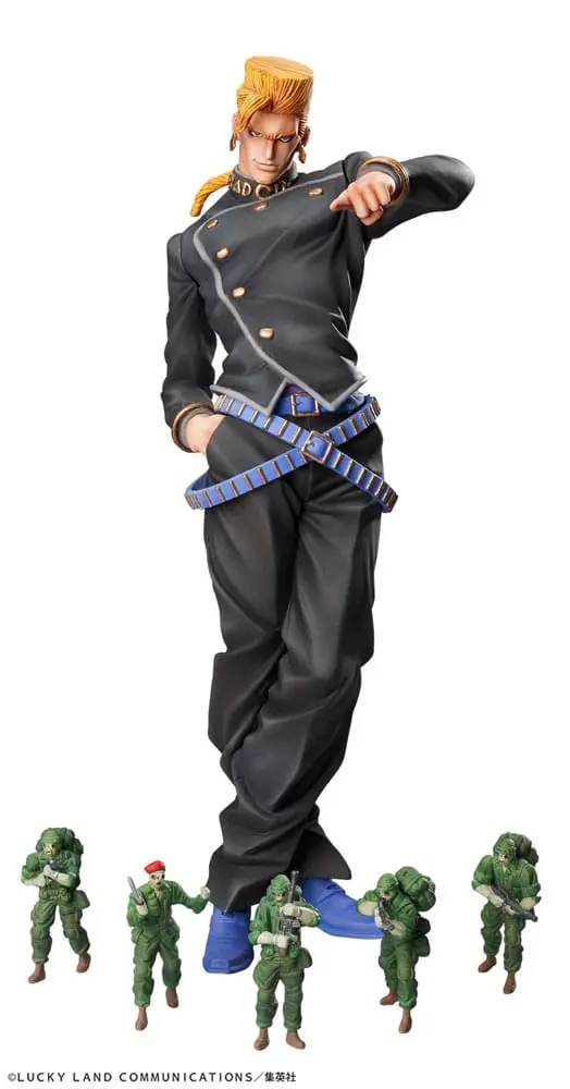 JoJo's Bizarre Adventure Part 4: Diamond is unbreakable Action Figure Statue Legend (Keicho Nijimura &amp; BAD COMPANY) (re-run) 15 cm product photo