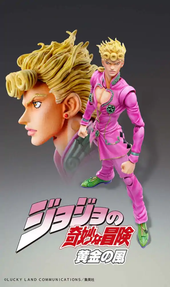 JoJo's Bizarre Adventure Part 5: Golden Wind Action Figure Chozokado Giorno Giovanna (3rd-run) 15 cm product photo