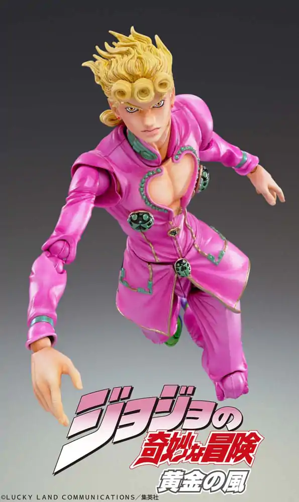 JoJo's Bizarre Adventure Part 5: Golden Wind Action Figure Chozokado Giorno Giovanna (3rd-run) 15 cm product photo