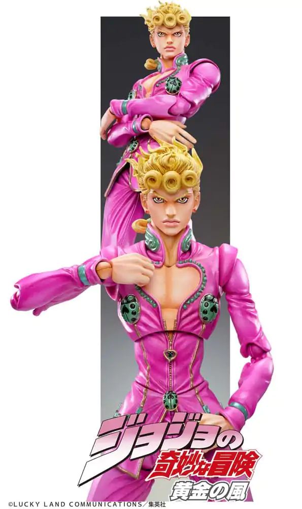 JoJo's Bizarre Adventure Part 5: Golden Wind Action Figure Chozokado Giorno Giovanna (3rd-run) 15 cm product photo