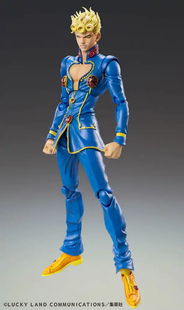 JoJo's Bizarre Adventure Part 5: Golden Wind Action Figure Chozokado Giorno Giovanna Second 15 cm product photo