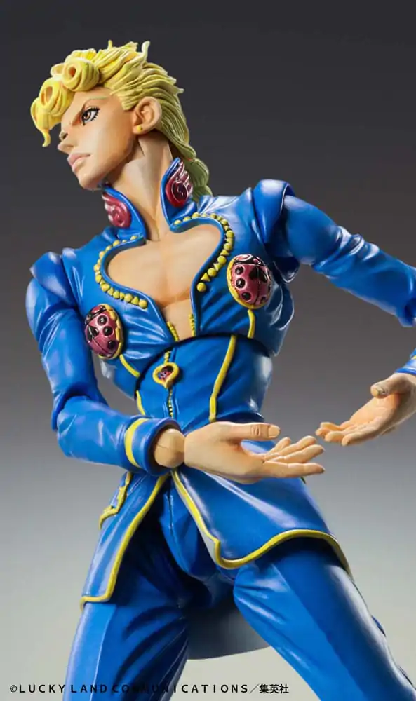 JoJo's Bizarre Adventure Part 5: Golden Wind Action Figure Chozokado Giorno Giovanna Second 15 cm product photo
