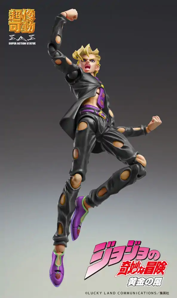 JoJo's Bizarre Adventure Part 5: Golden Wind Action Figure Chozokado (Pannacotta Fugo Ver. Black) 15 cm termékfotó