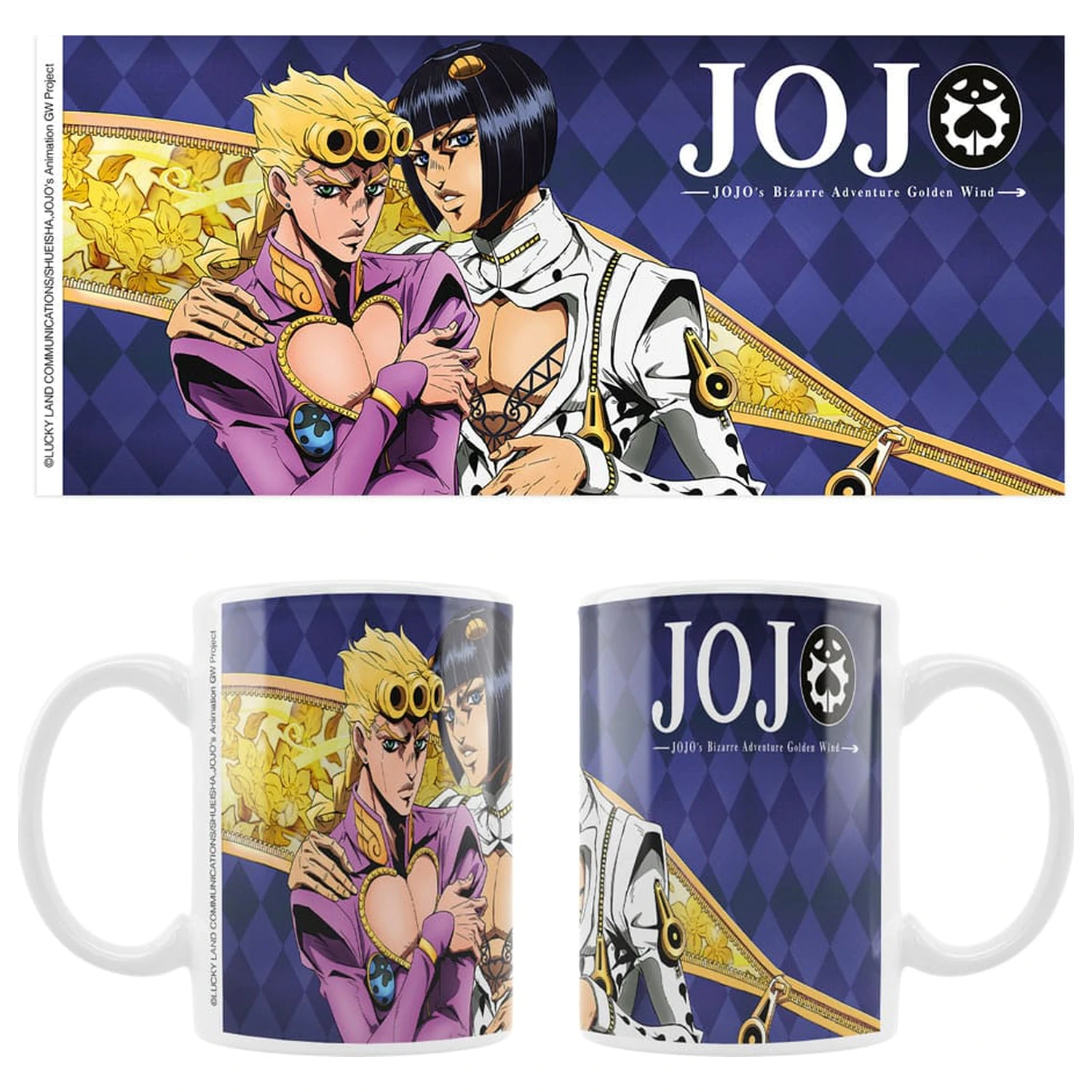 JoJo´s Bizarre Adventure Part 5: Golden Wind Ceramic Mug Giorno & Bruno product photo