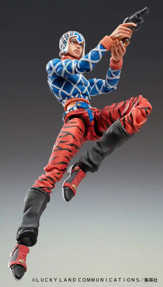 JoJo's Bizarre Adventure Part 5 Statue Legend PVC Statue Chozokado Guido Mista & S P (re-run) 15 cm product photo