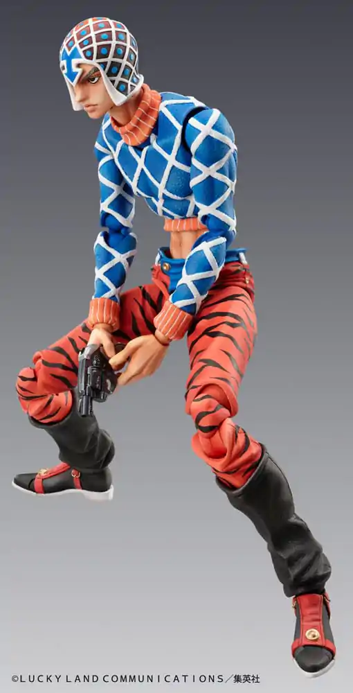 JoJo's Bizarre Adventure Part 5 Statue Legend PVC Statue Chozokado Guido Mista & S P (re-run) 15 cm product photo