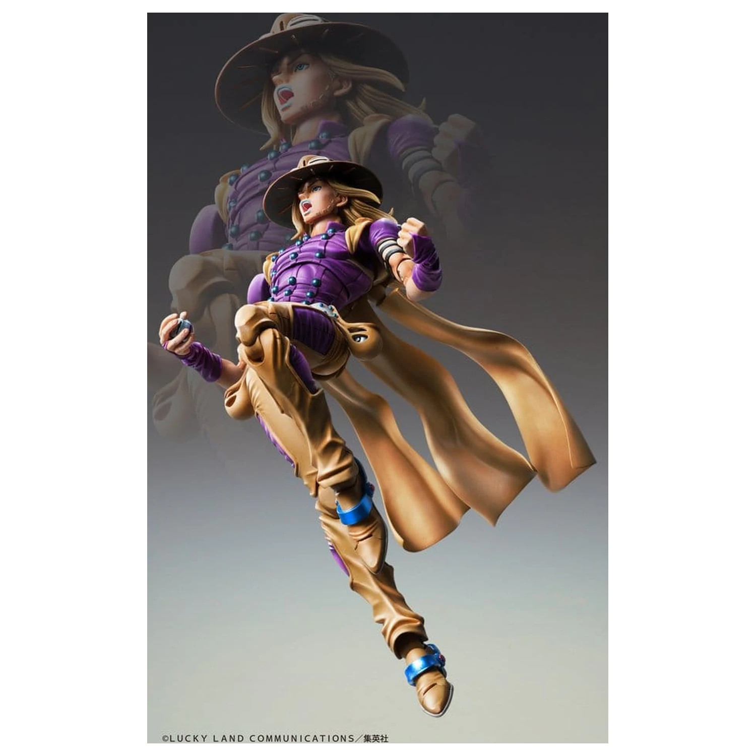 JoJo's Bizarre Adventure Part 7: Steel Ball Run Super Action Action Figure Chozokado Gyro Zeppeli Ver.1.5 16 cm  product photo