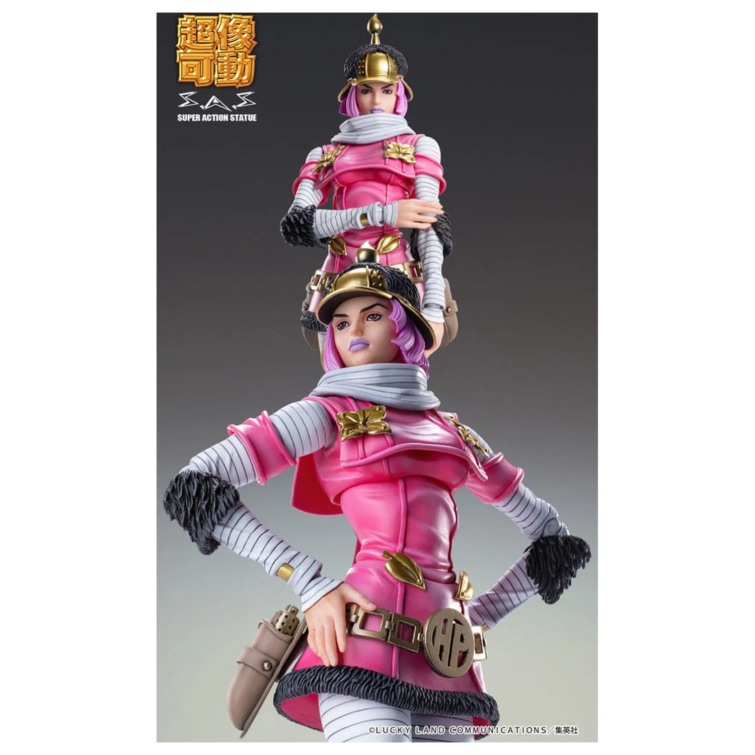 JoJo's Bizarre Adventure Part 7: Steel Ball Run Super Action Action Figure Chozokado (Hot Pants) 16 cm product photo