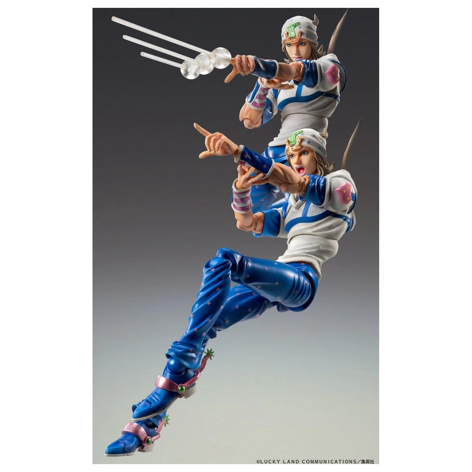 JoJo's Bizarre Adventure Part 7: Steel Ball Run Super Chozokado Action Action Figure Johnny Joestar 15 cm  product photo