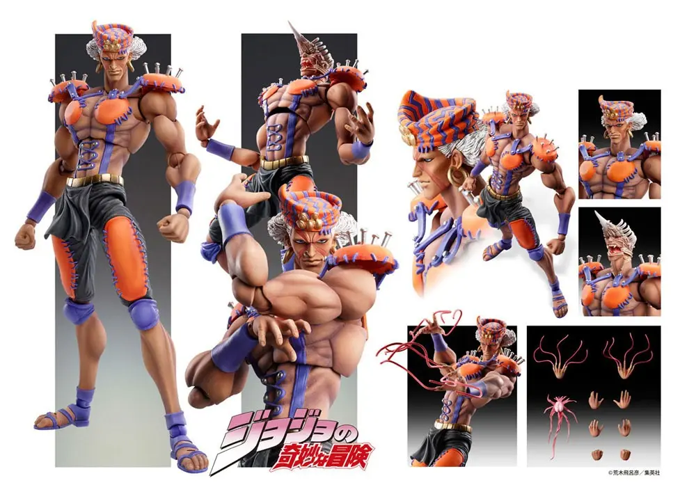 JoJo's Bizarre Adventure Part2 (BT) Super Action Action Figure Chozo Kado (Esidisi) 17 cm product photo