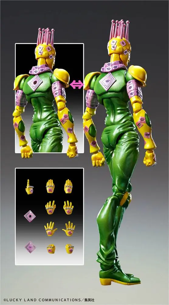 JoJo's Bizarre Adventure Part3 Super Action Action Figure Chozokado (Kiss) 15 cm product photo
