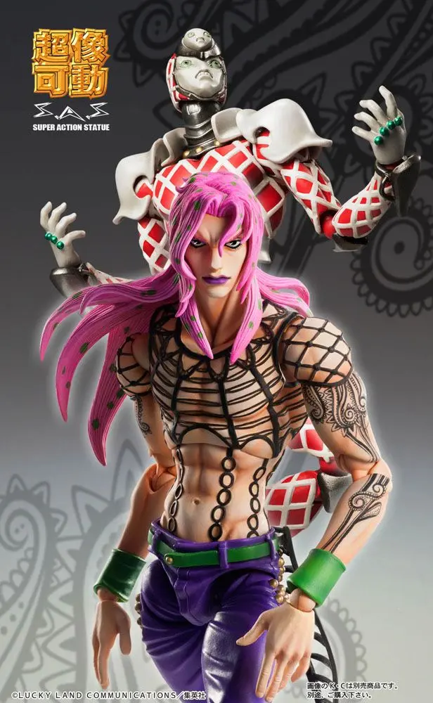 JoJo's Bizarre Adventure Part5 Super Action Action Figure Chozokado (Diavolo) 16 cm termékfotó