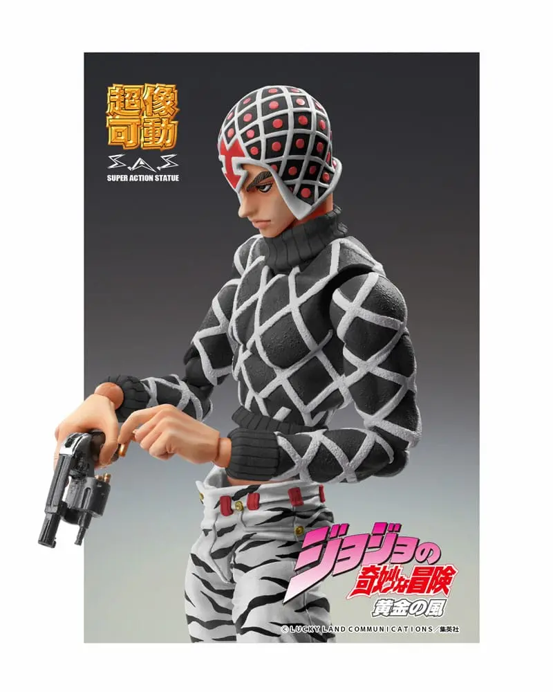 JoJo's Bizarre Adventure Part5 Super Action Action Figure Chozokado (Guido Mista & S P Ver. Black) 15 cm termékfotó