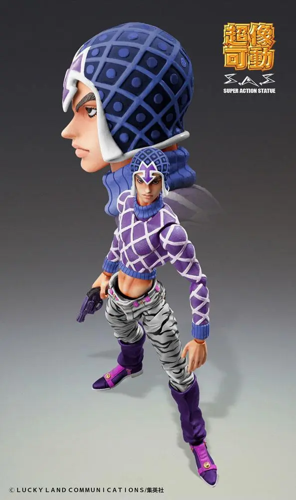 JoJo's Bizarre Adventure Part5 Super Action Action Figure Chozokado (Guido Mista & SP Third) 15 cm termékfotó