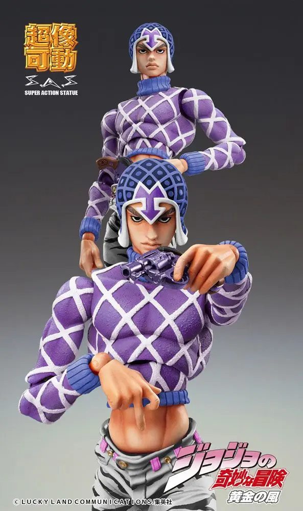 JoJo's Bizarre Adventure Part5 Super Action Action Figure Chozokado (Guido Mista & SP Third) 15 cm termékfotó