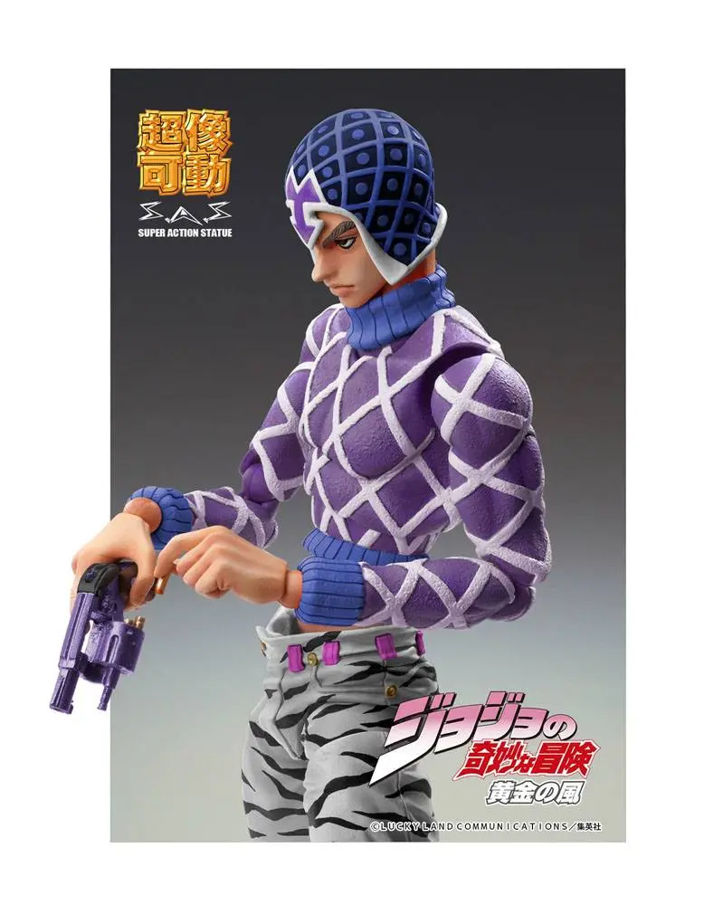 JoJo's Bizarre Adventure Part5 Super Action Action Figure Chozokado (Guido Mista & SP Third) 15 cm termékfotó