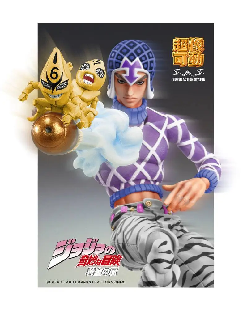 JoJo's Bizarre Adventure Part5 Super Action Action Figure Chozokado (Guido Mista & SP Third) 15 cm termékfotó