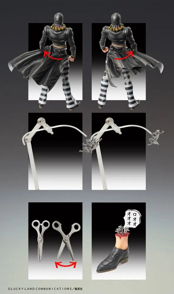 JoJo's Bizarre Adventure Part5 Super Action Action Figure Chozokado (Risotto Nero) 16 cm product photo