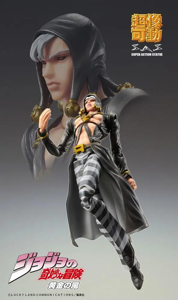JoJo's Bizarre Adventure Part5 Super Action Action Figure Chozokado (Risotto Nero) 16 cm product photo