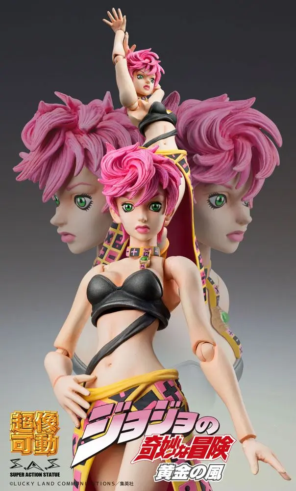 JoJo's Bizarre Adventure Part5 Super Action Action Figure Chozokado (Trish Una) 15 cm product photo
