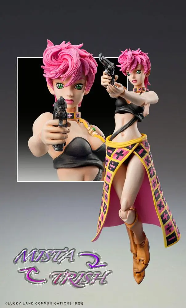 JoJo's Bizarre Adventure Part5 Super Action Action Figure Chozokado (Trish Una) 15 cm product photo