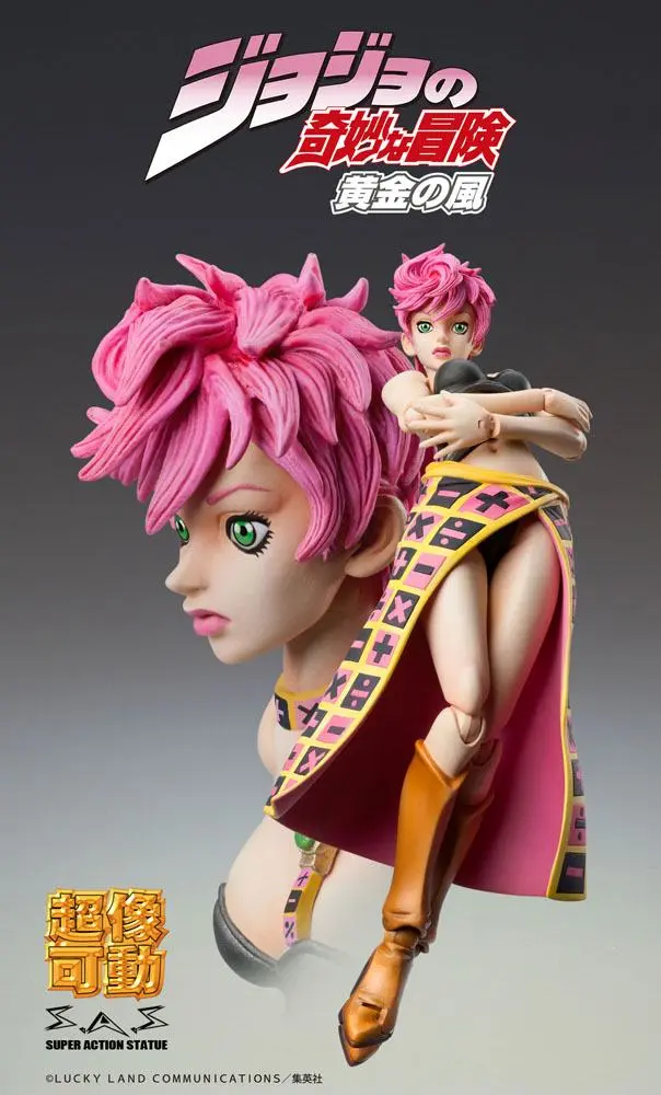 JoJo's Bizarre Adventure Part5 Super Action Action Figure Chozokado (Trish Una) 15 cm product photo