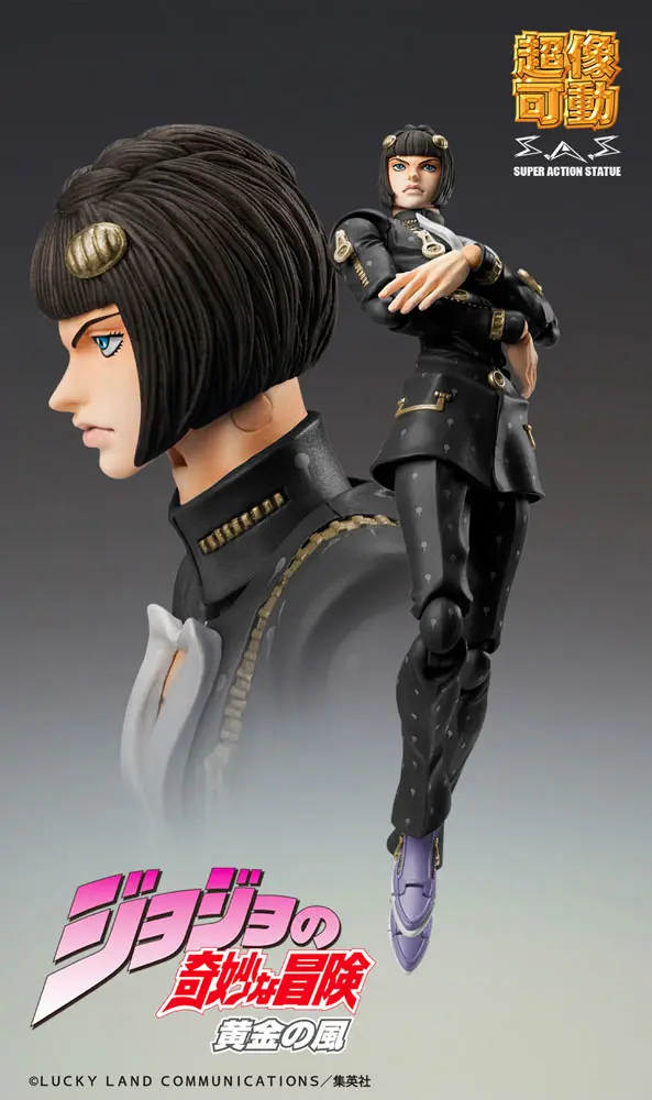 JoJo's Bizarre Adventure Part6 Stone Ocean Action Figure Chozokado (Bruno Bucciarati Ver. Black) 15 cm termékfotó