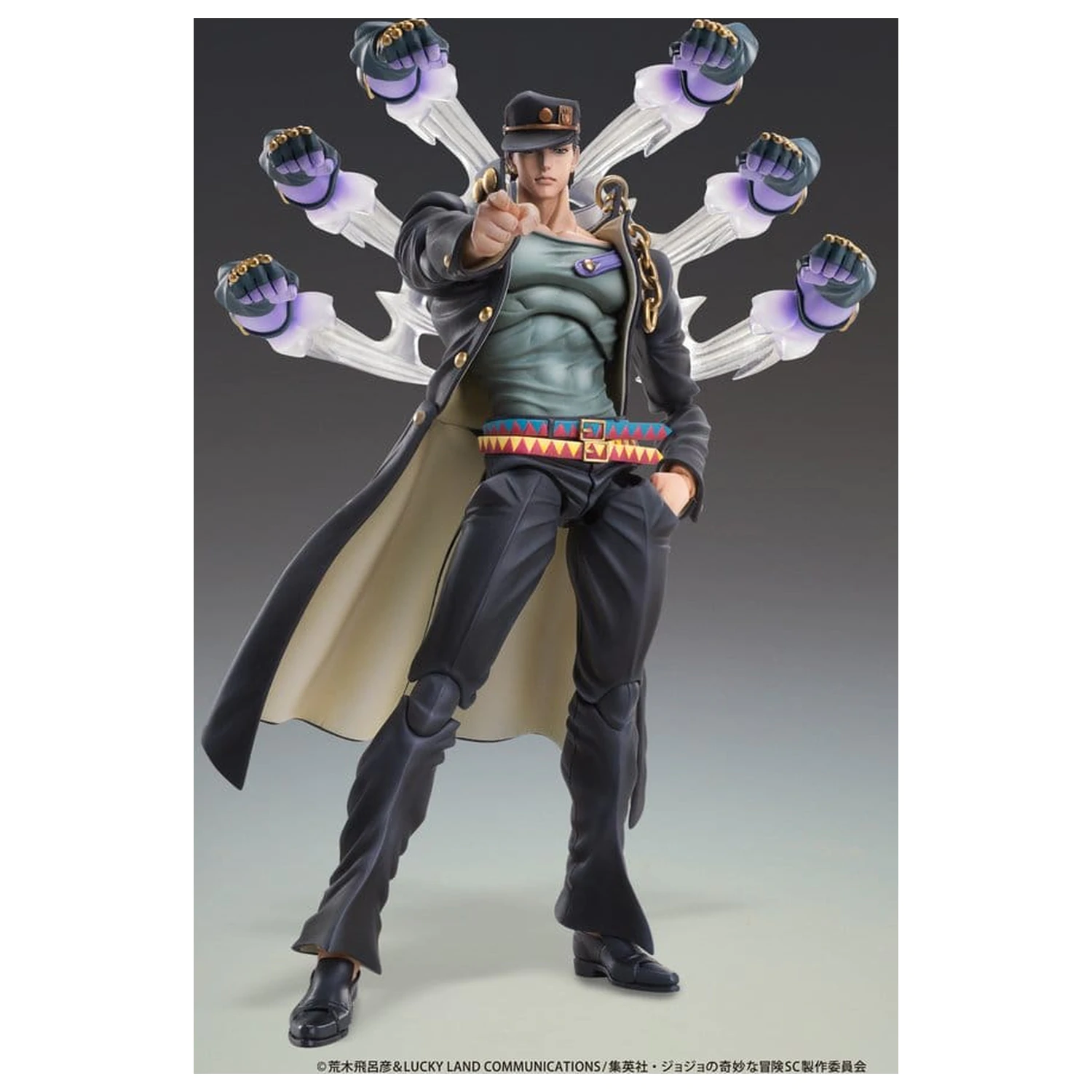 JoJo's Bizarre Adventure: Stardust Crusaders Chozokado Action Figure Jotaro Kujo Ver.2 16 cm product photo