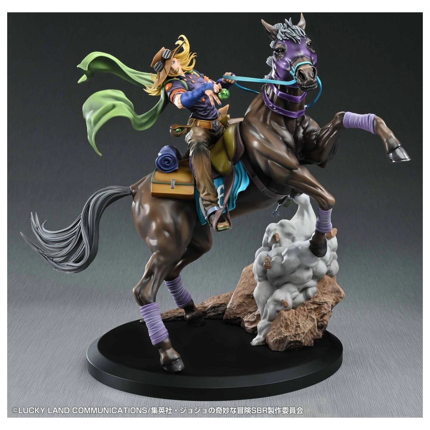JoJo's Bizarre Adventure: Steel Ball Run Figure Gyro Zeppeli & Valkyrie 31 cm product photo