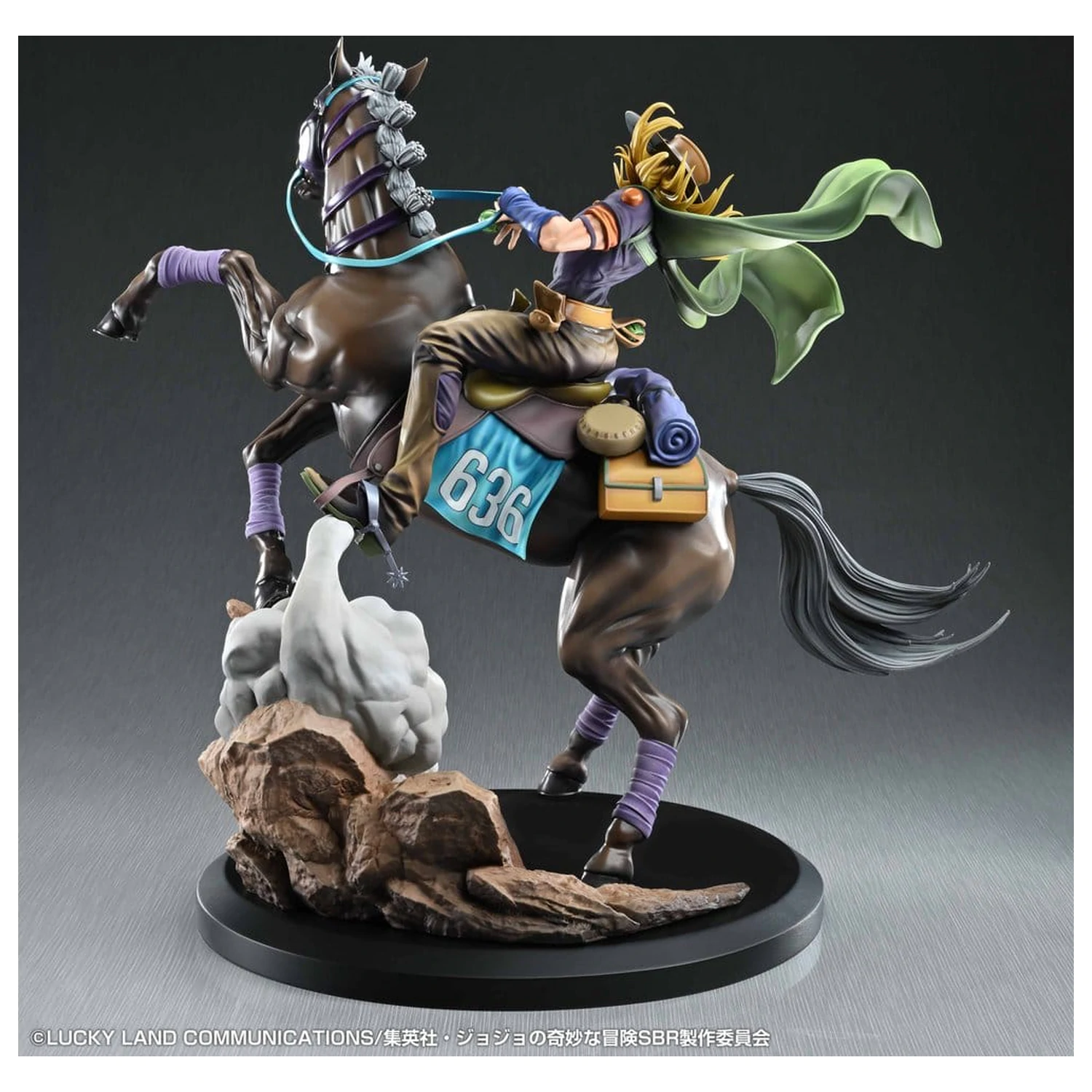 JoJo's Bizarre Adventure: Steel Ball Run Figure Gyro Zeppeli & Valkyrie 31 cm product photo