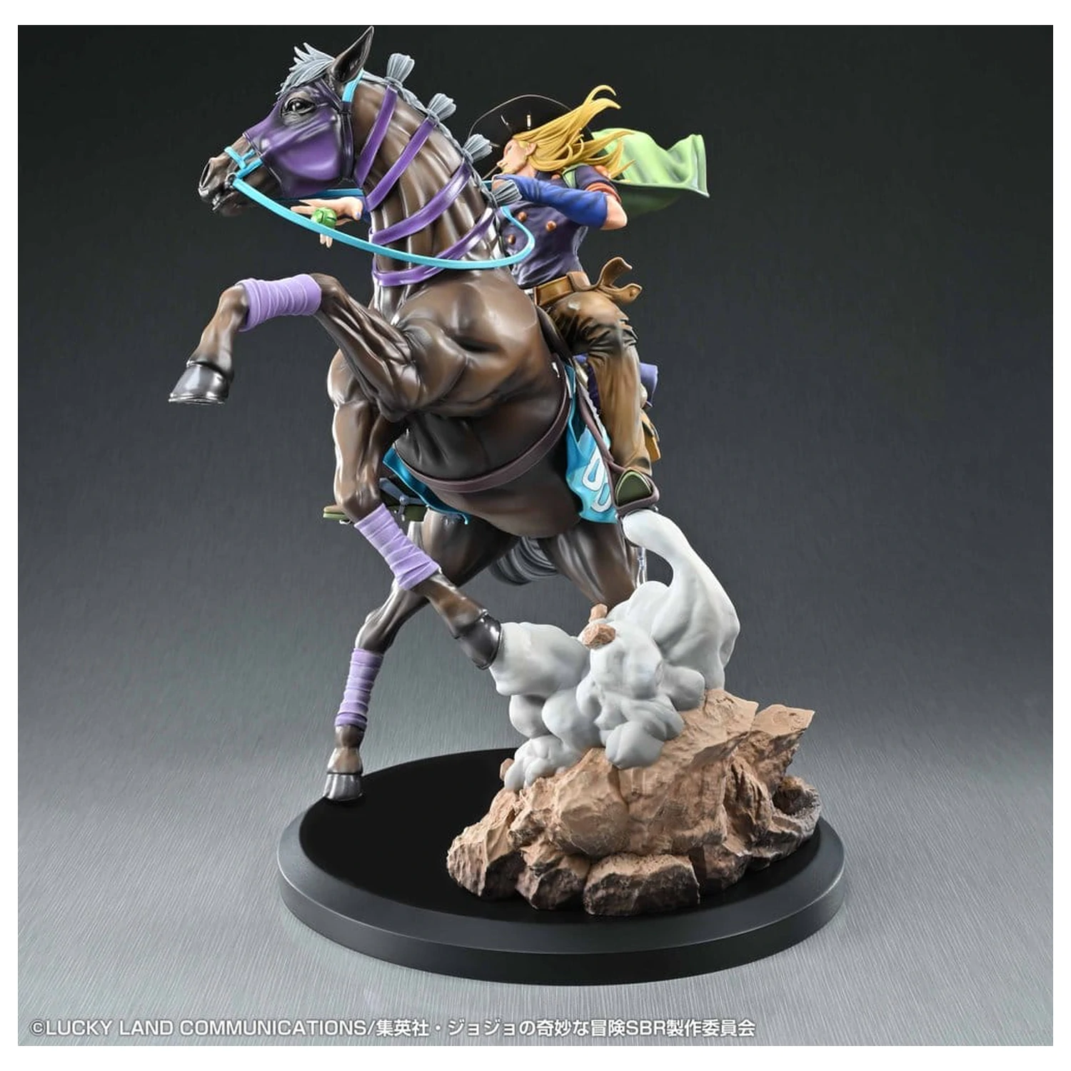 JoJo's Bizarre Adventure: Steel Ball Run Figure Gyro Zeppeli & Valkyrie 31 cm product photo
