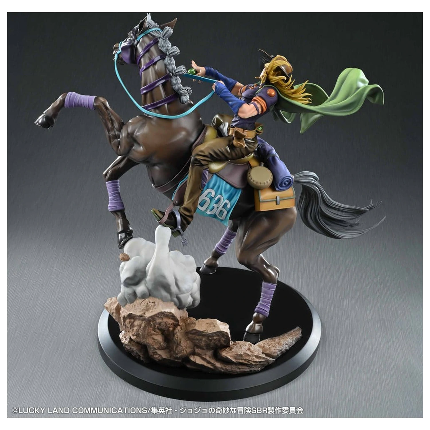 JoJo's Bizarre Adventure: Steel Ball Run Figure Gyro Zeppeli & Valkyrie 31 cm product photo