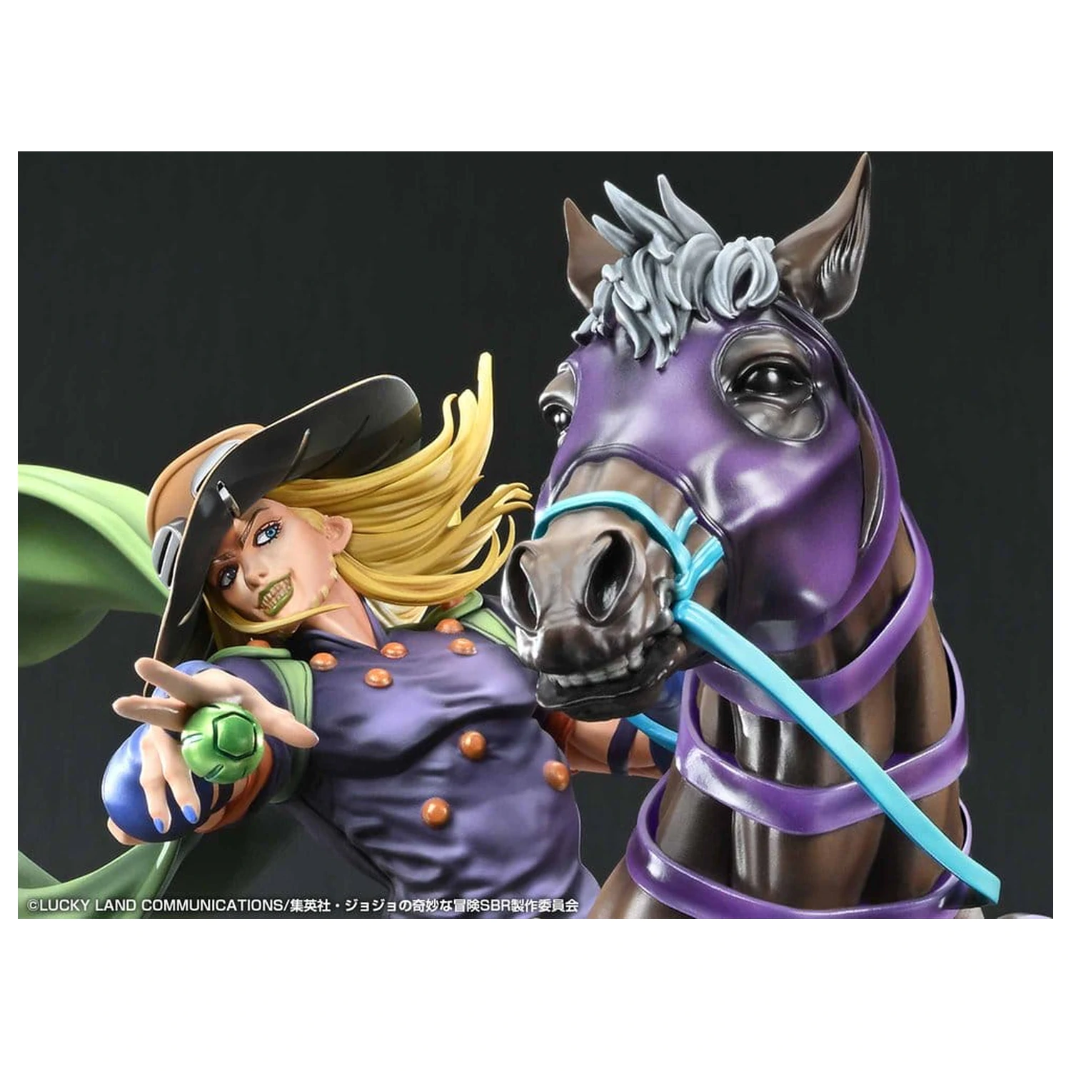 JoJo's Bizarre Adventure: Steel Ball Run Figure Gyro Zeppeli & Valkyrie 31 cm product photo