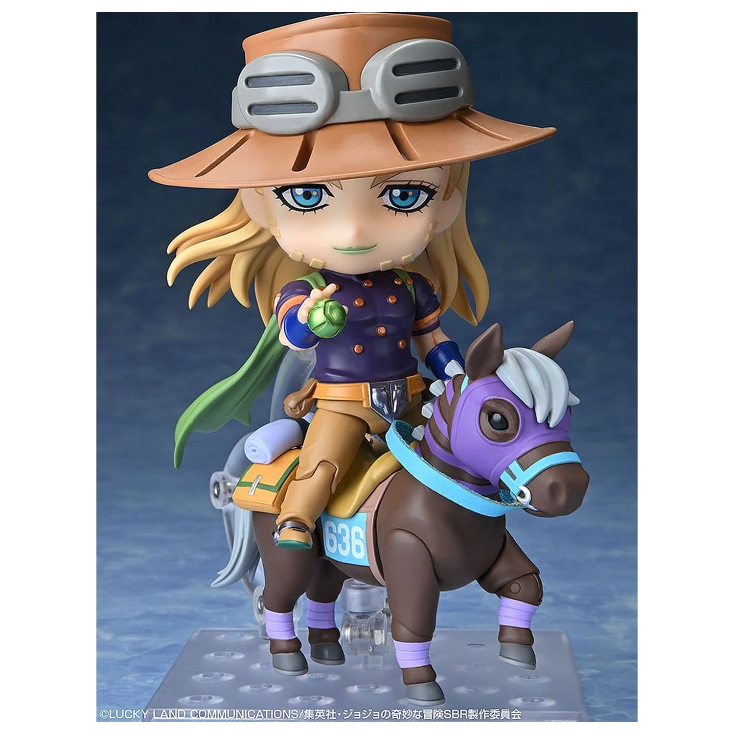 JoJo's Bizarre Adventure Steel Ball Run Nendoroid Action Figure Gyro Zeppeli DX Ver. 10 cm product photo
